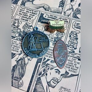 VTG 1990s Set of 3 Louisiana Themed Souvenir Pieces